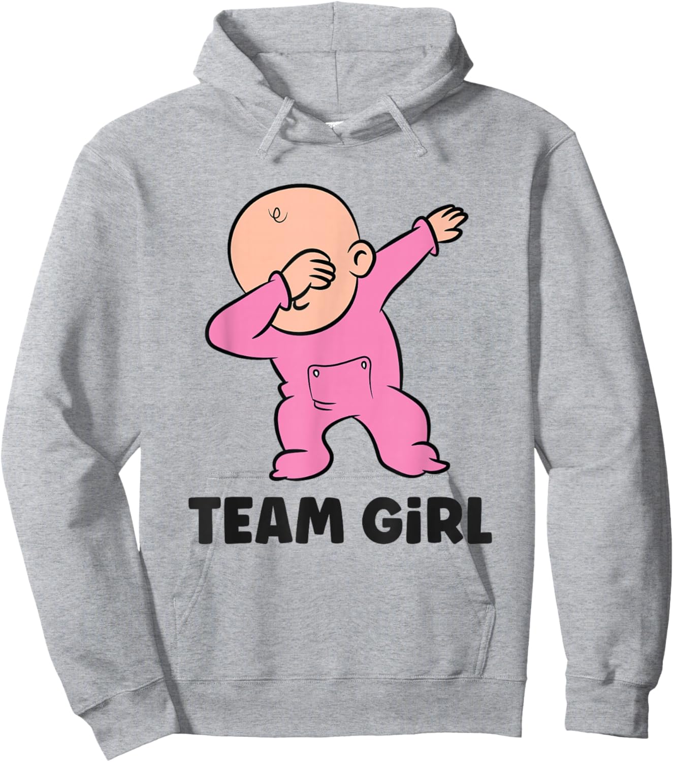 Team Girl Gender Reveal Hoodie - Hoodie | Ash