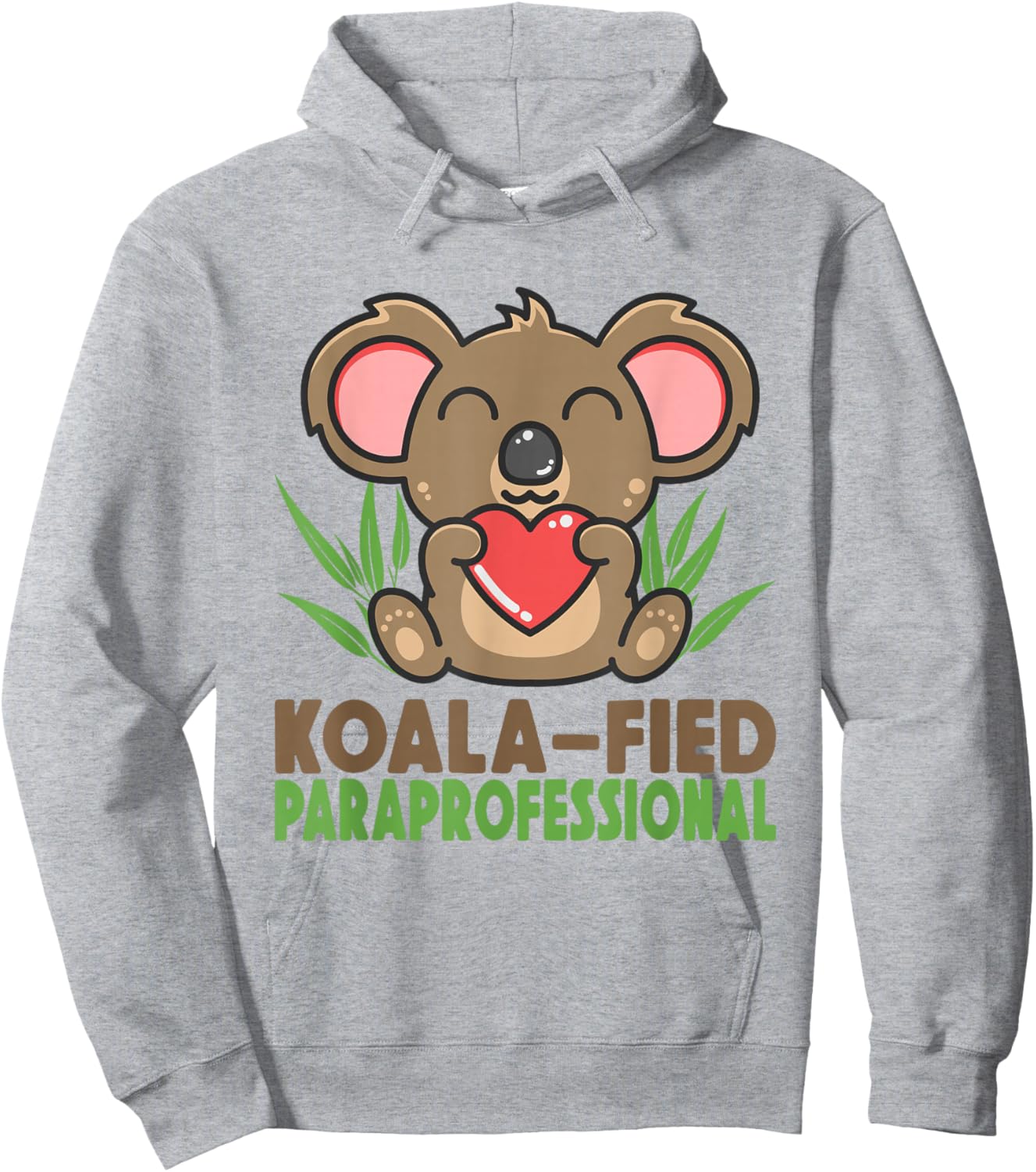 Koala Fied Paraprofessionals Special Teaching Para Educator Hoodie - Hoodie | Ash