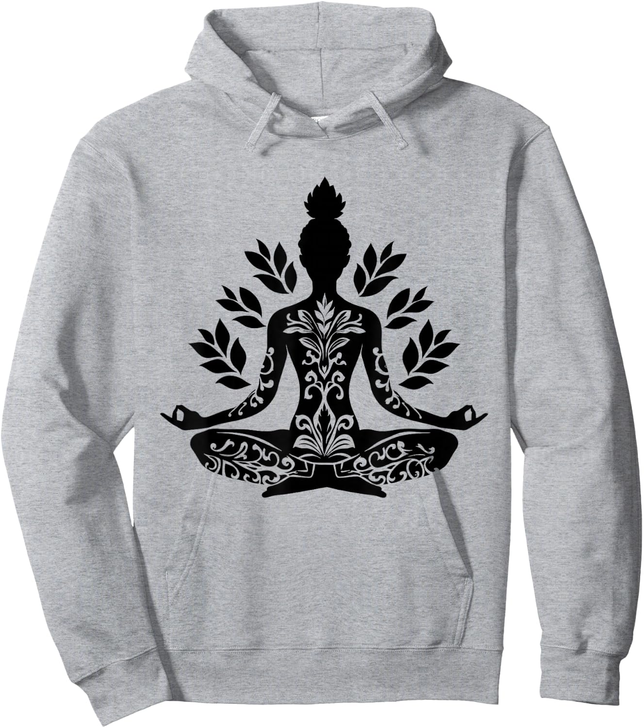 Zen Buddha Meditation Spiritual Buddhist Yoga Spirituality Hoodie - Hoodie | Ash