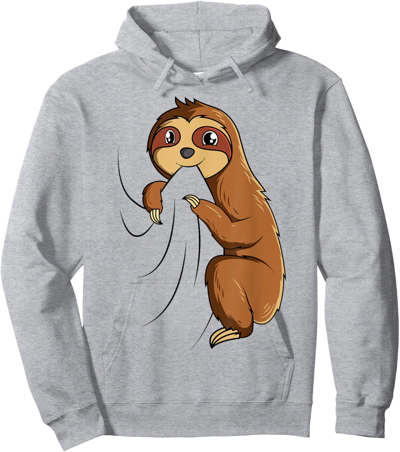 Sloth Lovers Children Girls Ladies Hoodie - Hoodie | Ash