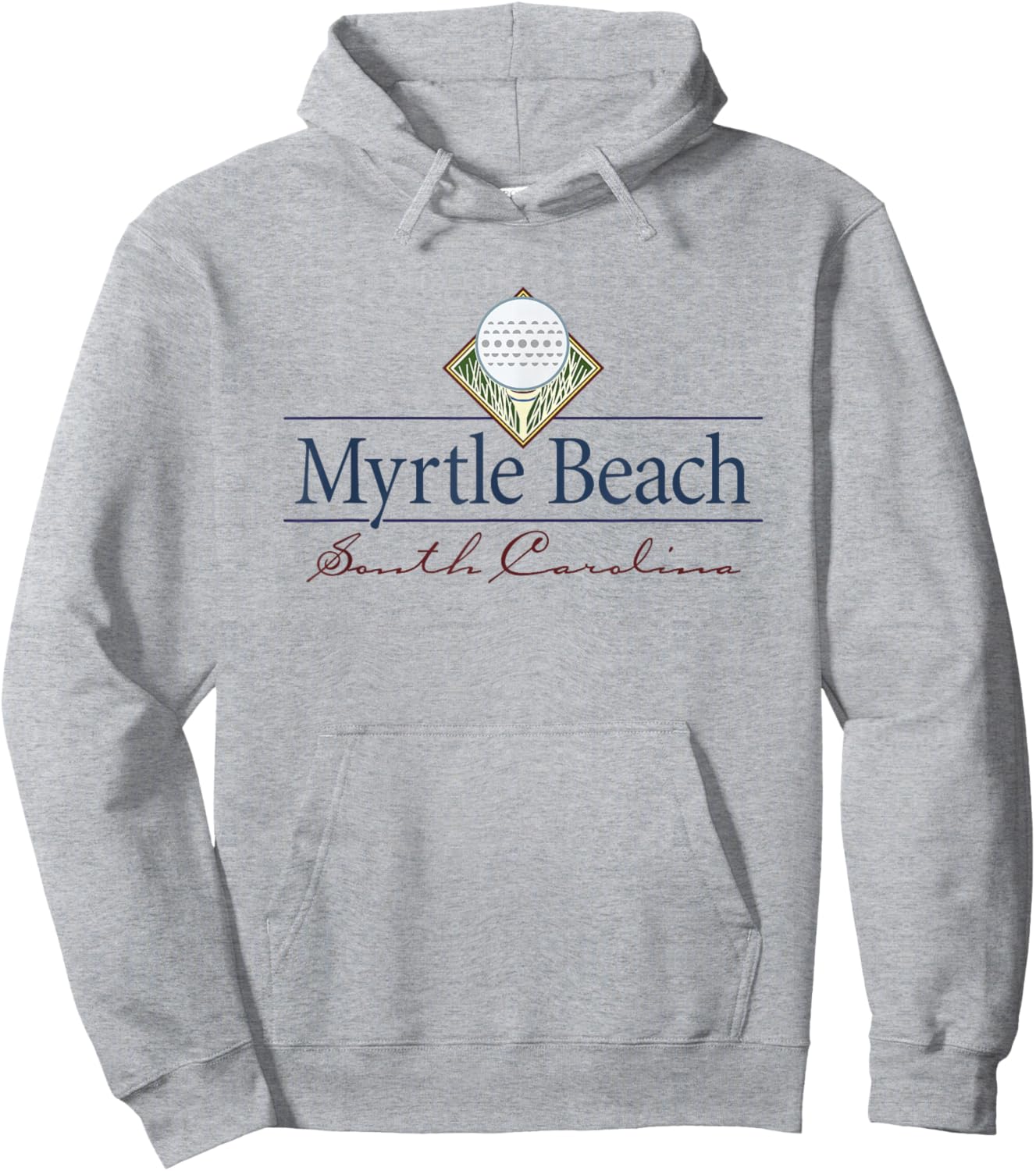 Myrtle Beach Golf, South Carolina Hoodie - Hoodie | Ash