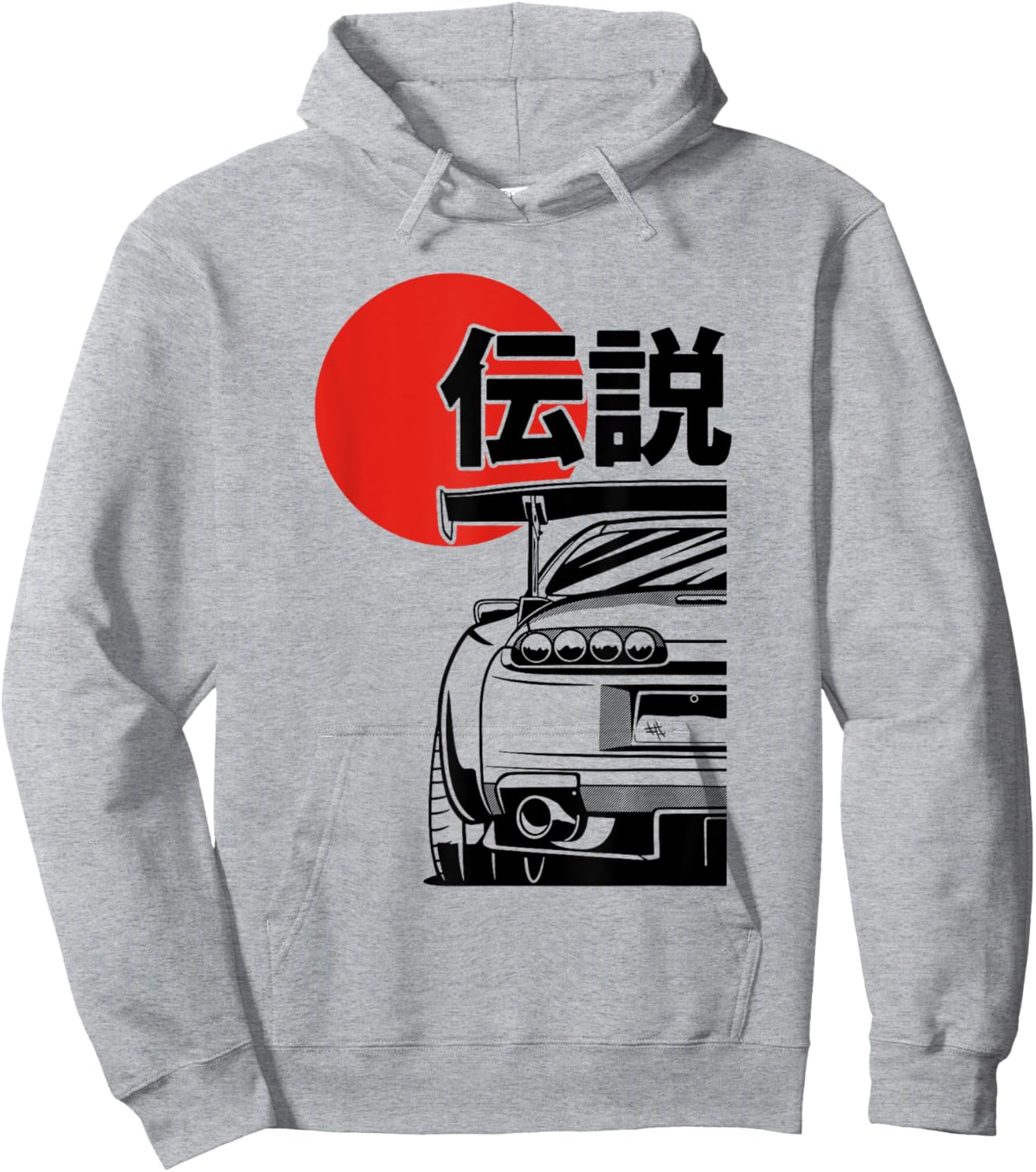 JDM Japan Motorsport Tuning Car 90s Hoodie - Hoodie | Ash