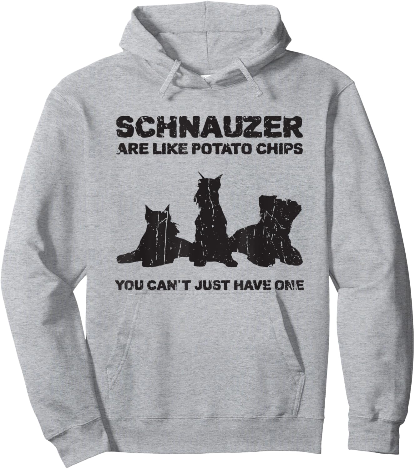 Schnauzer are like potato chips You can't just have one Hoodie - Hoodie | Ash
