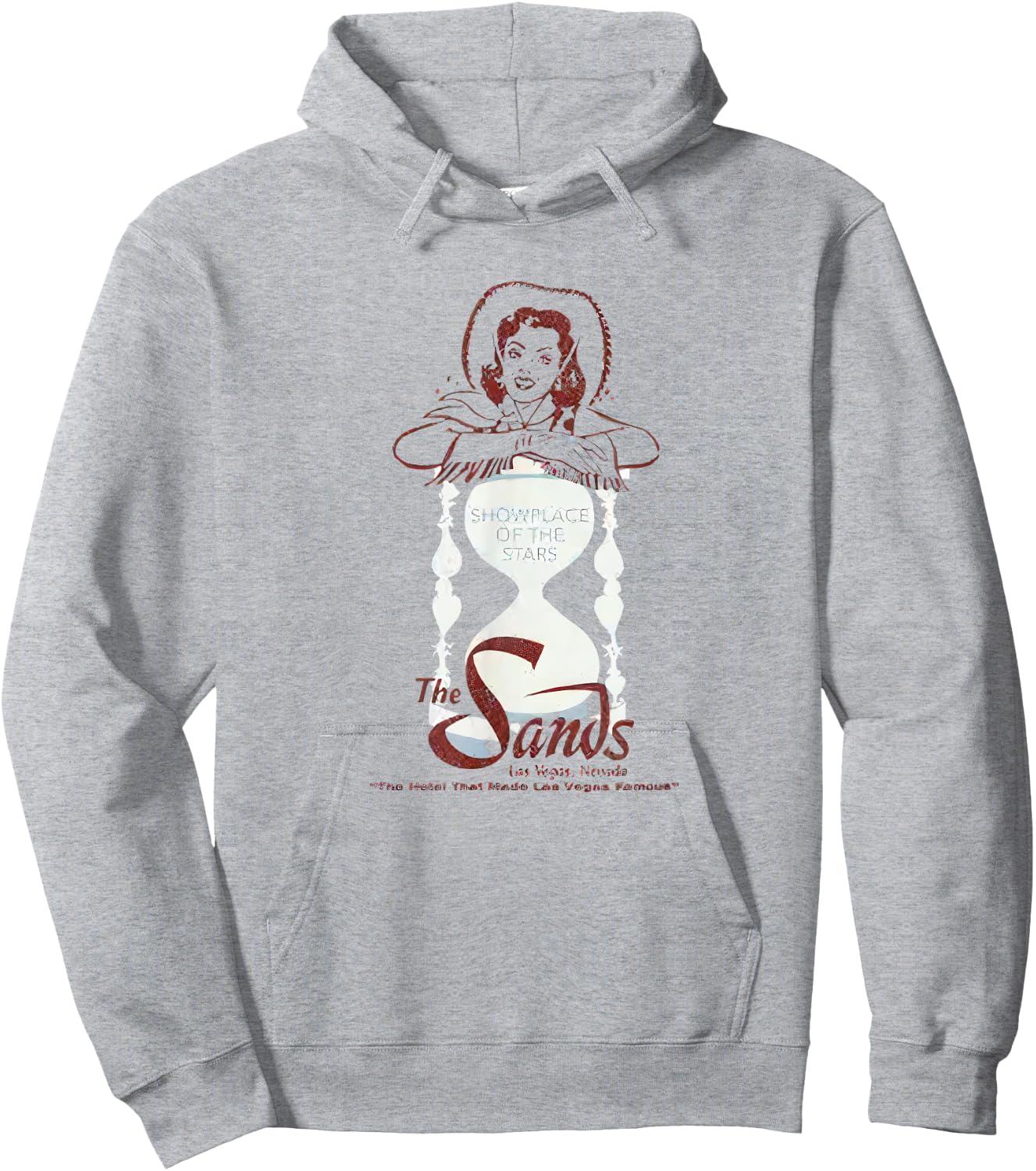 Sands Casino Hotel Las Vegas Vintage Hoodie - Hoodie | Ash