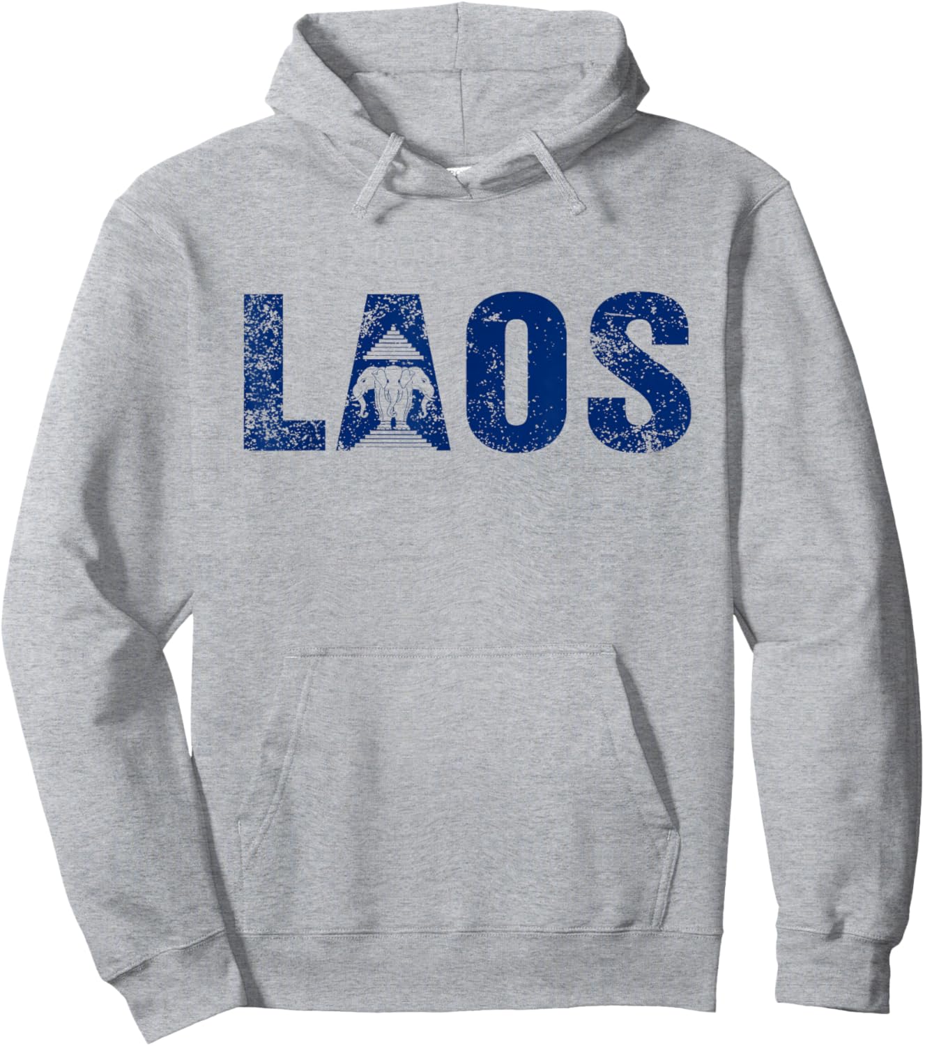 Laos Flag Vientiane Kingdom of Laos Men Women Kids Hoodie - Hoodie | Ash