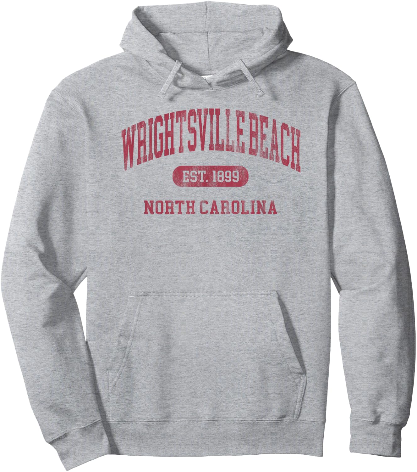 Vintage Wrightsville Beach North Carolina Retro Throwback Men Women Kids Hoodie - Hoodie | Ash
