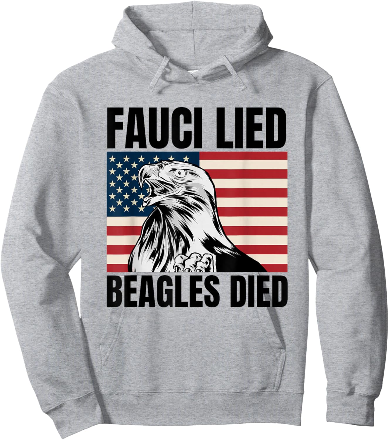 Fauci lied Beagles died - Anti Anthony Fauci - Arrest Fauci Hoodie - Hoodie | Ash