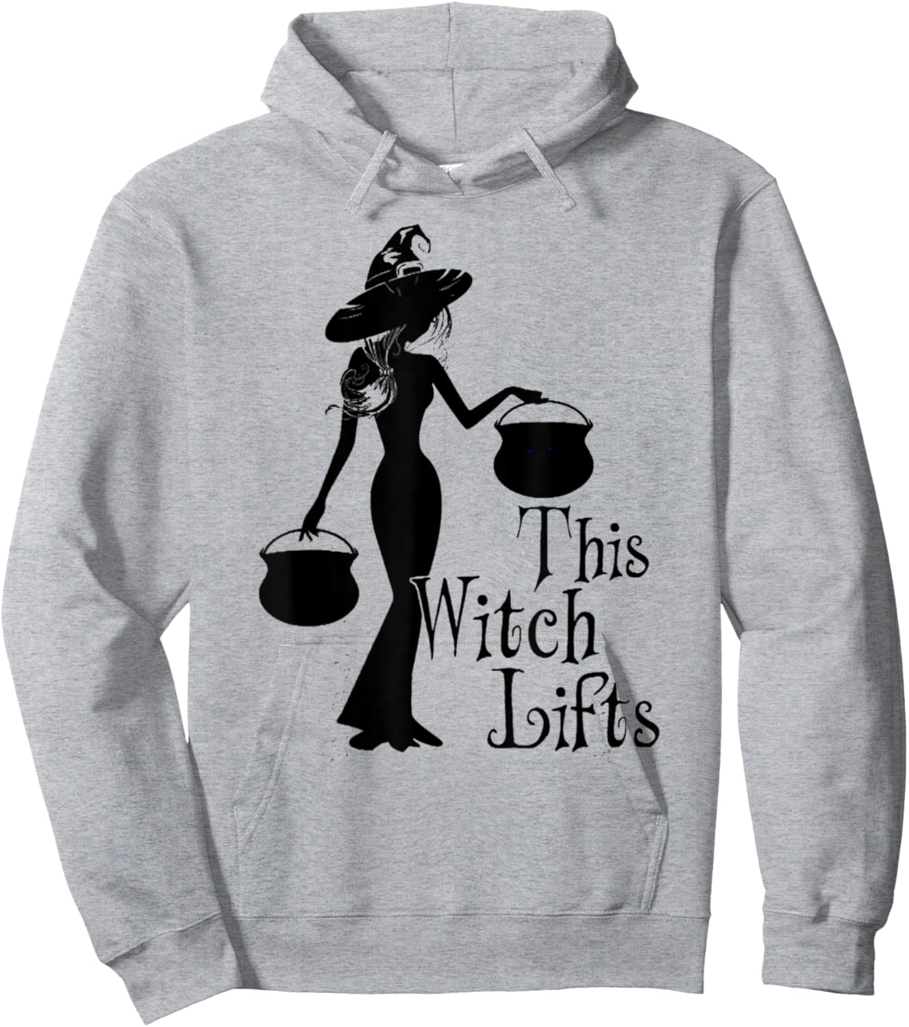 This Witch Lifts Funny Workout Fitness Bodybuilding Hoodie - Hoodie | Ash