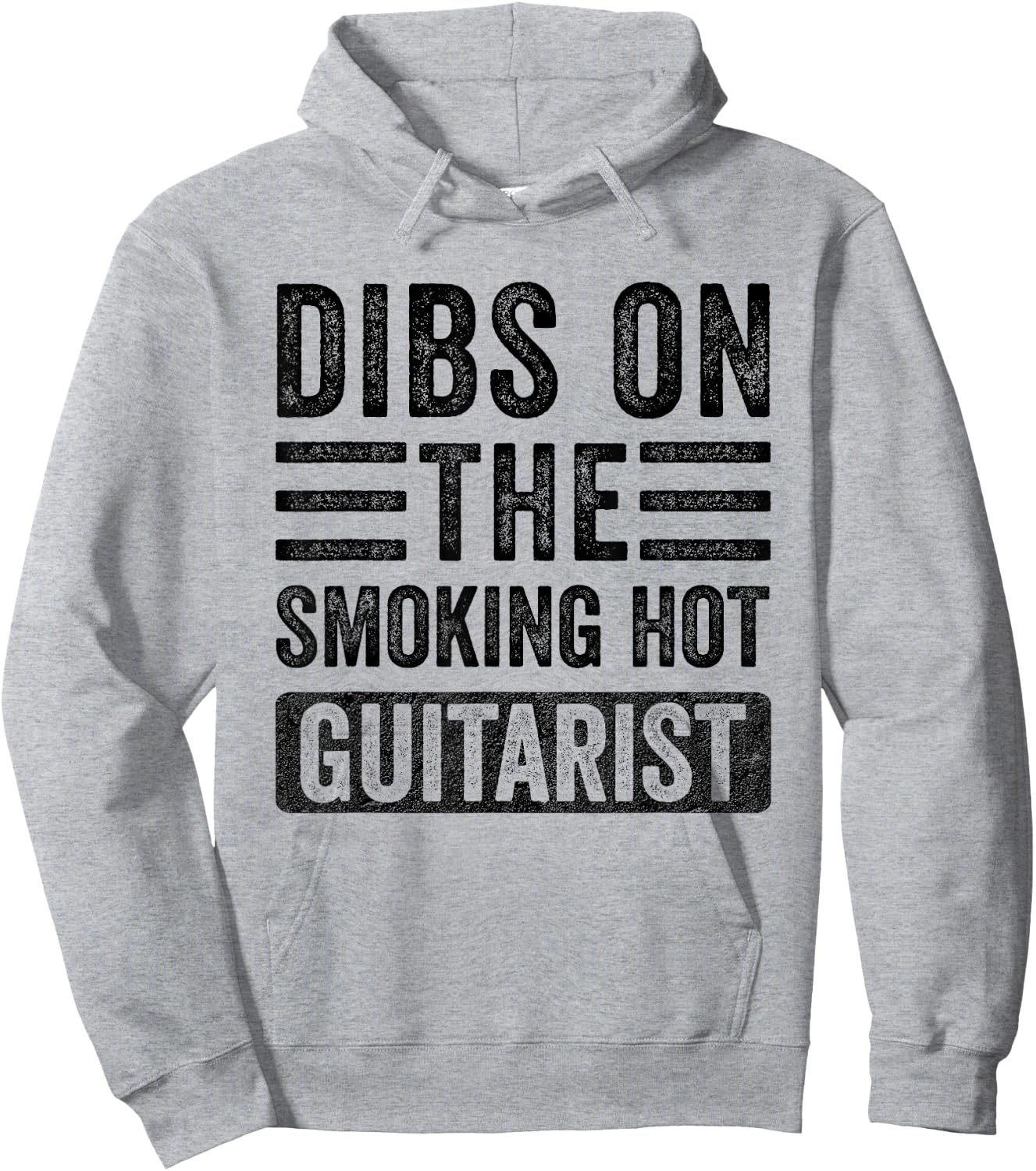 Dibs on The Smoking Hot Guitarist Funny Wife Girlfriend Hoodie - Hoodie | Ash