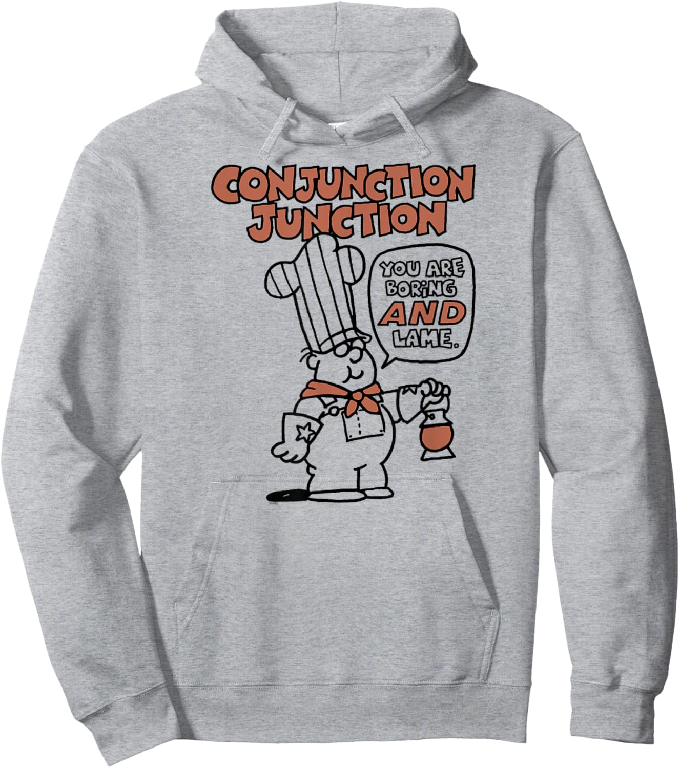 Ripple Junction x Schoolhouse Rock Conjunction Junction Art Hoodie - Hoodie | Ash