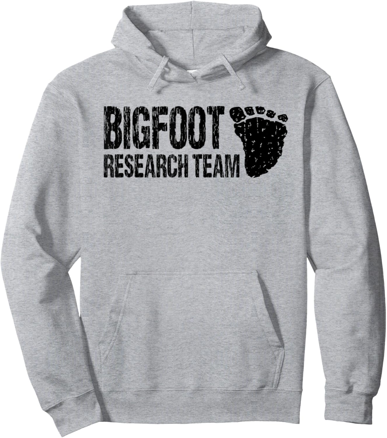Bigfoot Research Team Retro Sasquatch Bigfoot Hunting Kit Hoodie - Hoodie | Ash