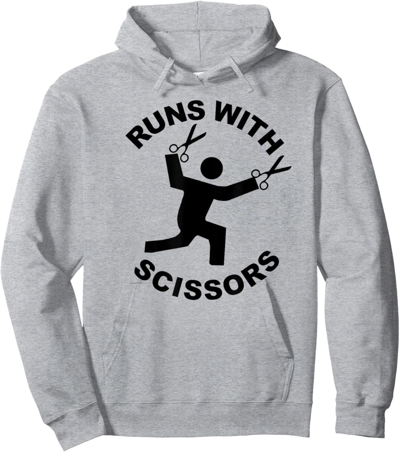 Runs with Scissors Hoodie - Hoodie | Ash