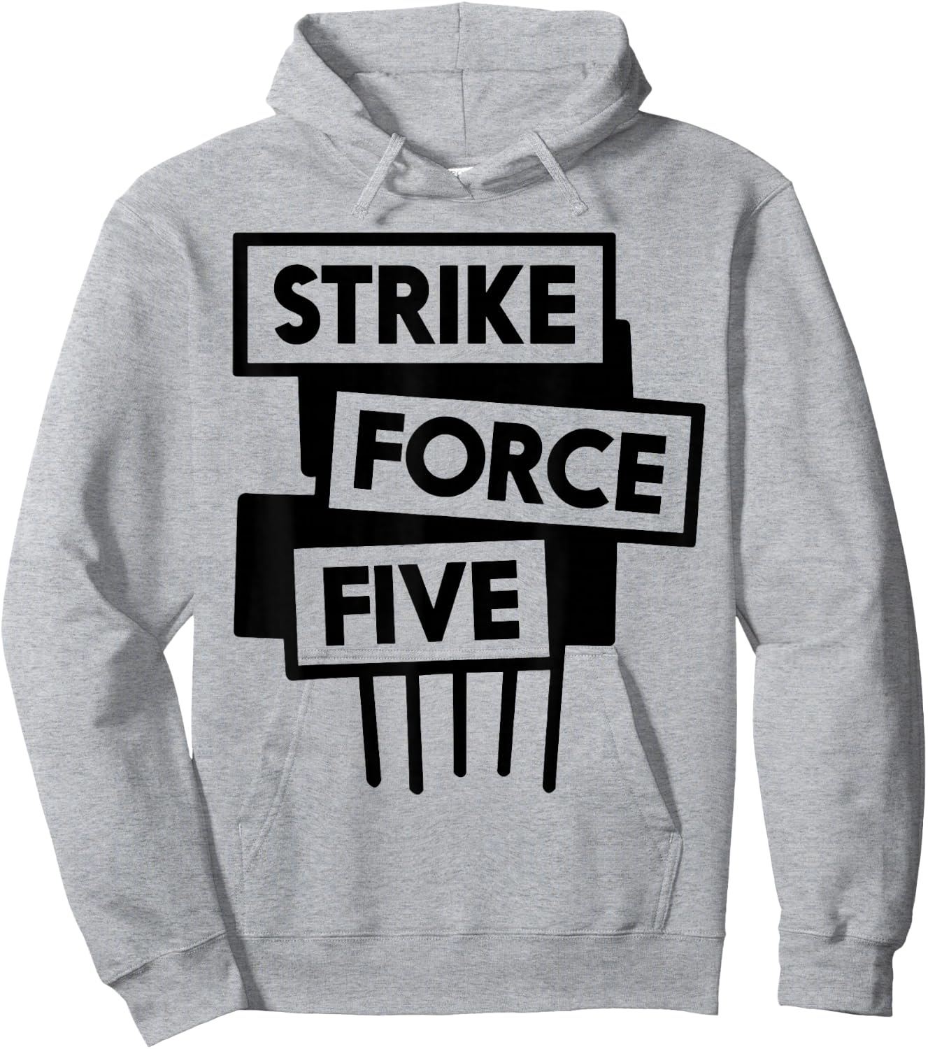 Strike Force Five Hoodie - Hoodie | Ash