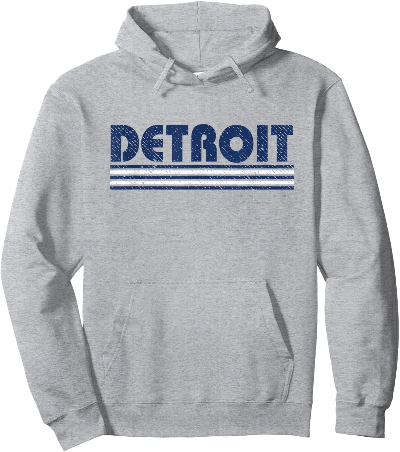 Detroit Vintage 80s Retro Style Orange Hoodie - Hoodie | Ash