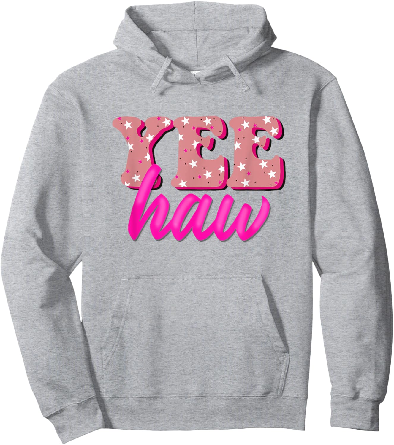 Retro Yee Haw Howdy Rodeo Western Country Southern Cowgirl Hoodie - Hoodie | Ash