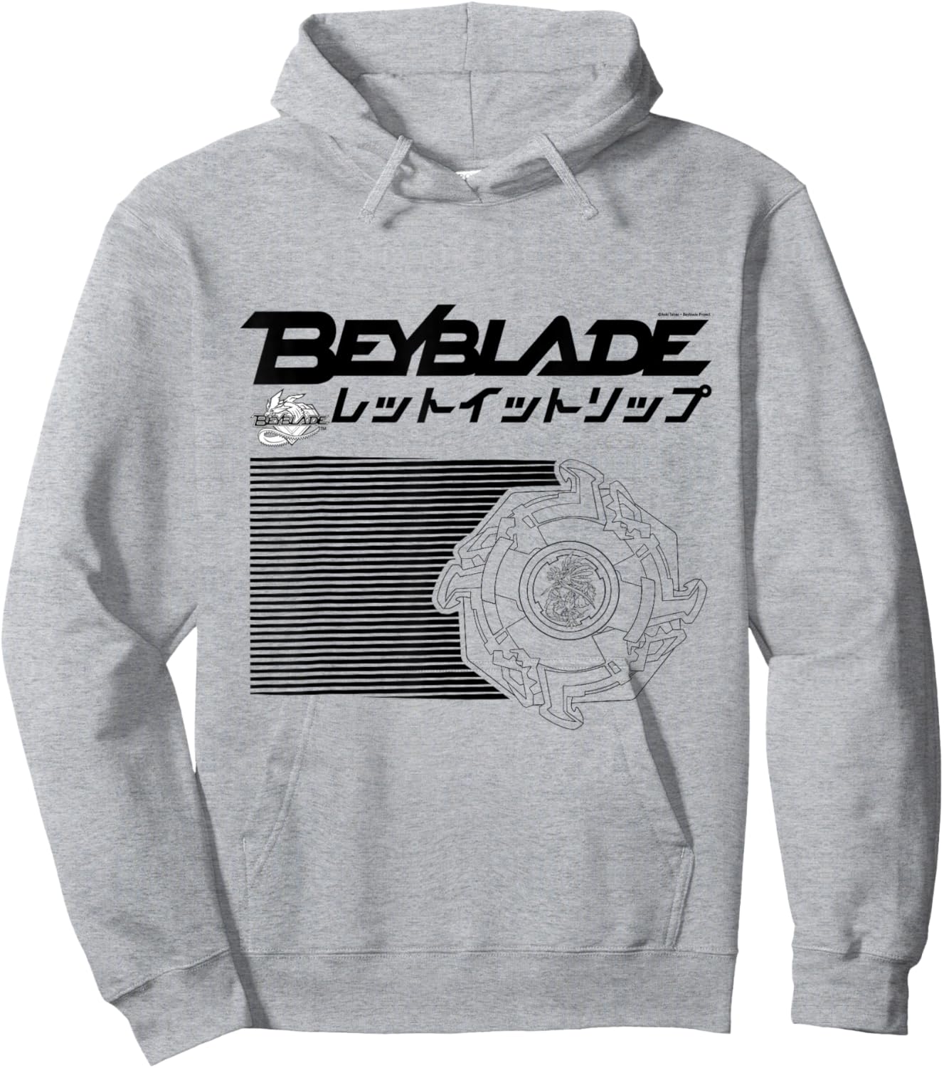 Beyblade LET IT RIP! Hoodie - Hoodie | Ash