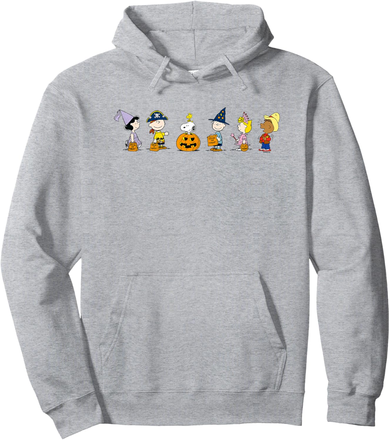 Peanuts Halloween Line Hoodie - Hoodie | Ash