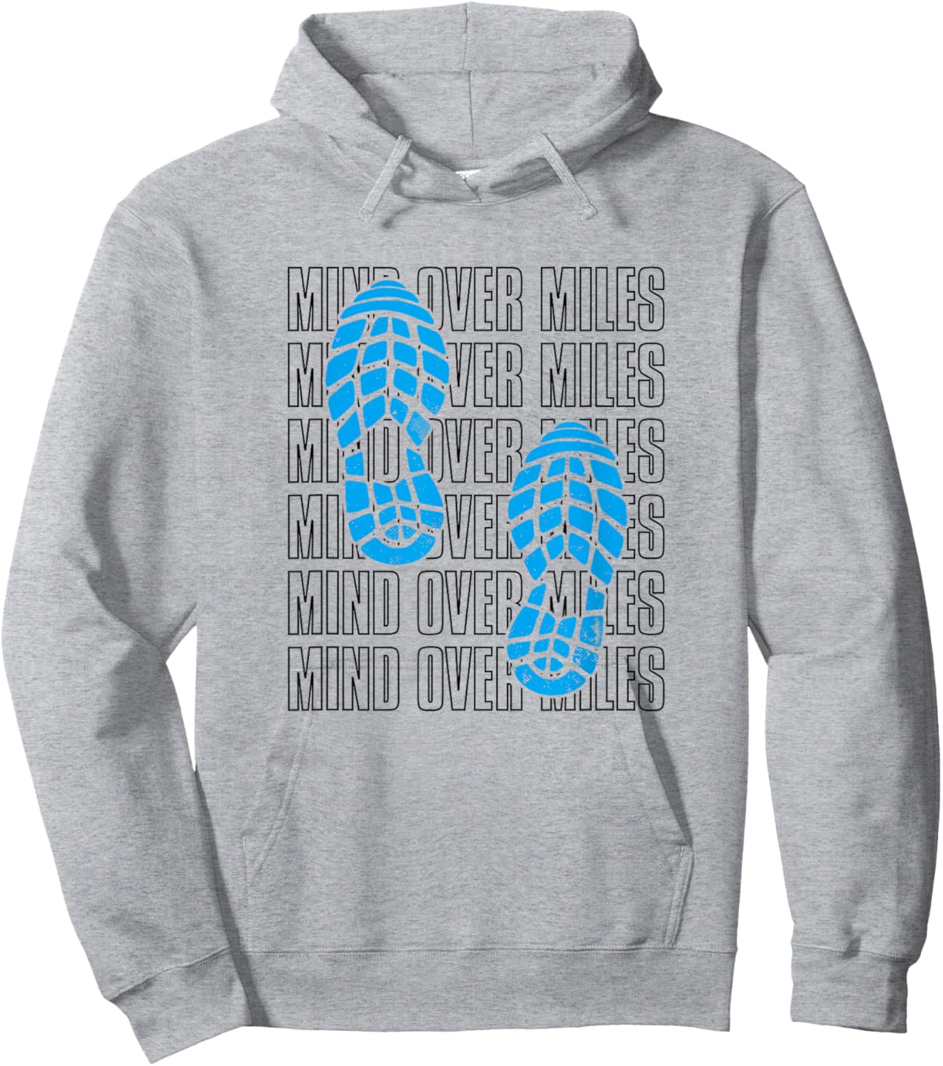Mind Over Miles, Endurance Running Lover Hoodie - Hoodie | Ash