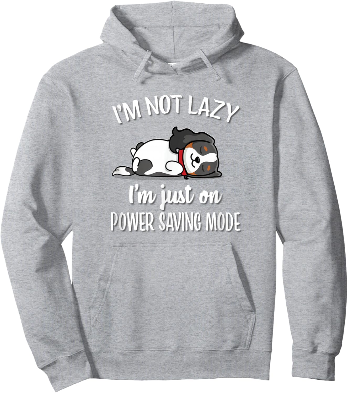 Not Lazy Power Saving Tri Color Cavalier Mom Hoodie - Hoodie | Ash