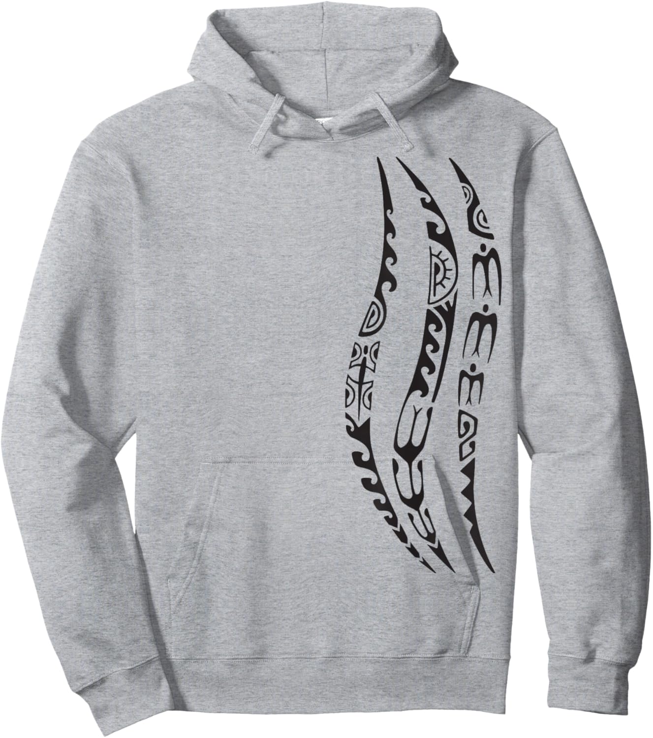 Symbol Haka Culture Maori Tribal Pattern New Zealand Hoodie - Hoodie | Ash