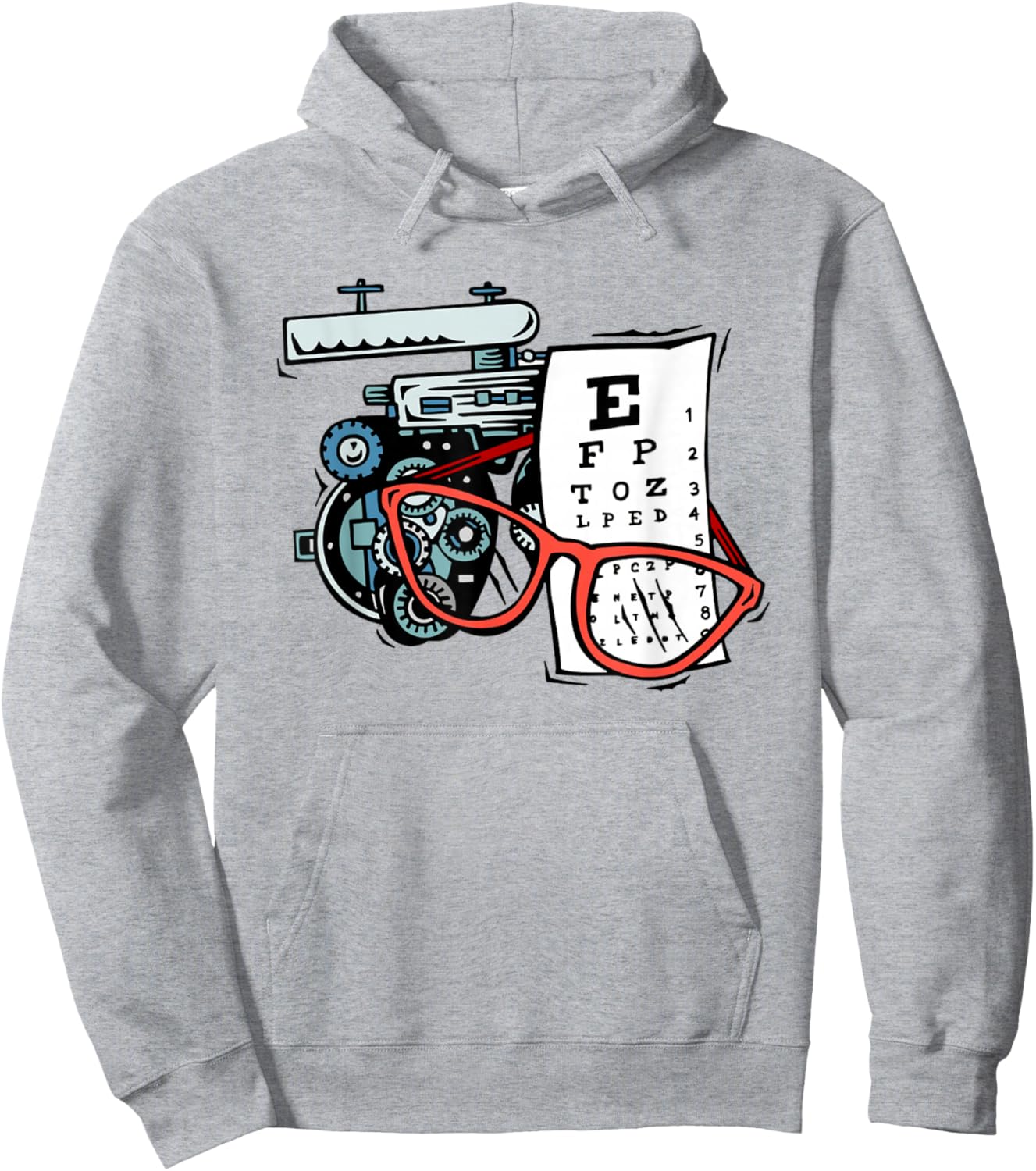 XQx2 Optometry Cool Ophthalmology Ophthalmologist Life Hoodie - Hoodie | Ash