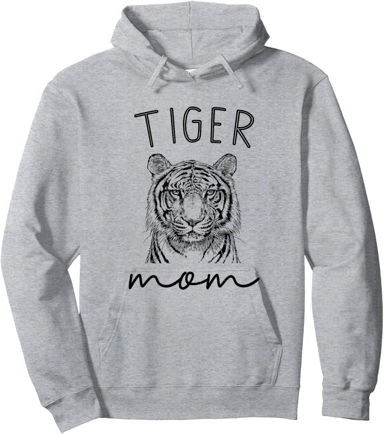 Tiger Mom Mother's Day Tiger Lovers Hoodie - Hoodie | Ash