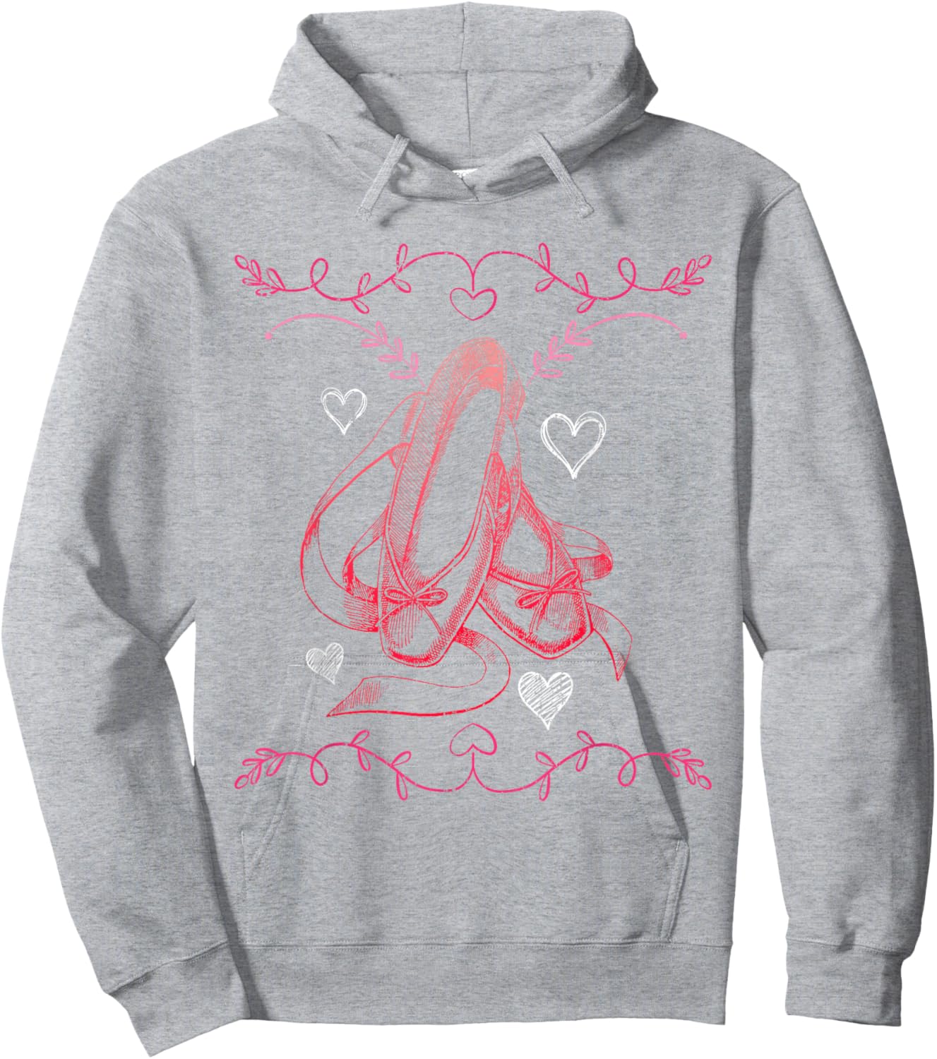 Ballet Dancing Girls Women Ballerina Vintage Ballet Hoodie - Hoodie | Ash