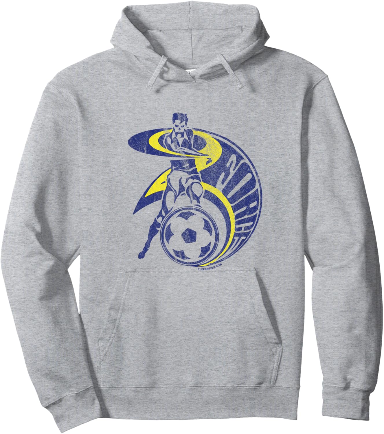 80's Cleveland Shirt - Retro Force Soccer Hoodie - Hoodie | Ash