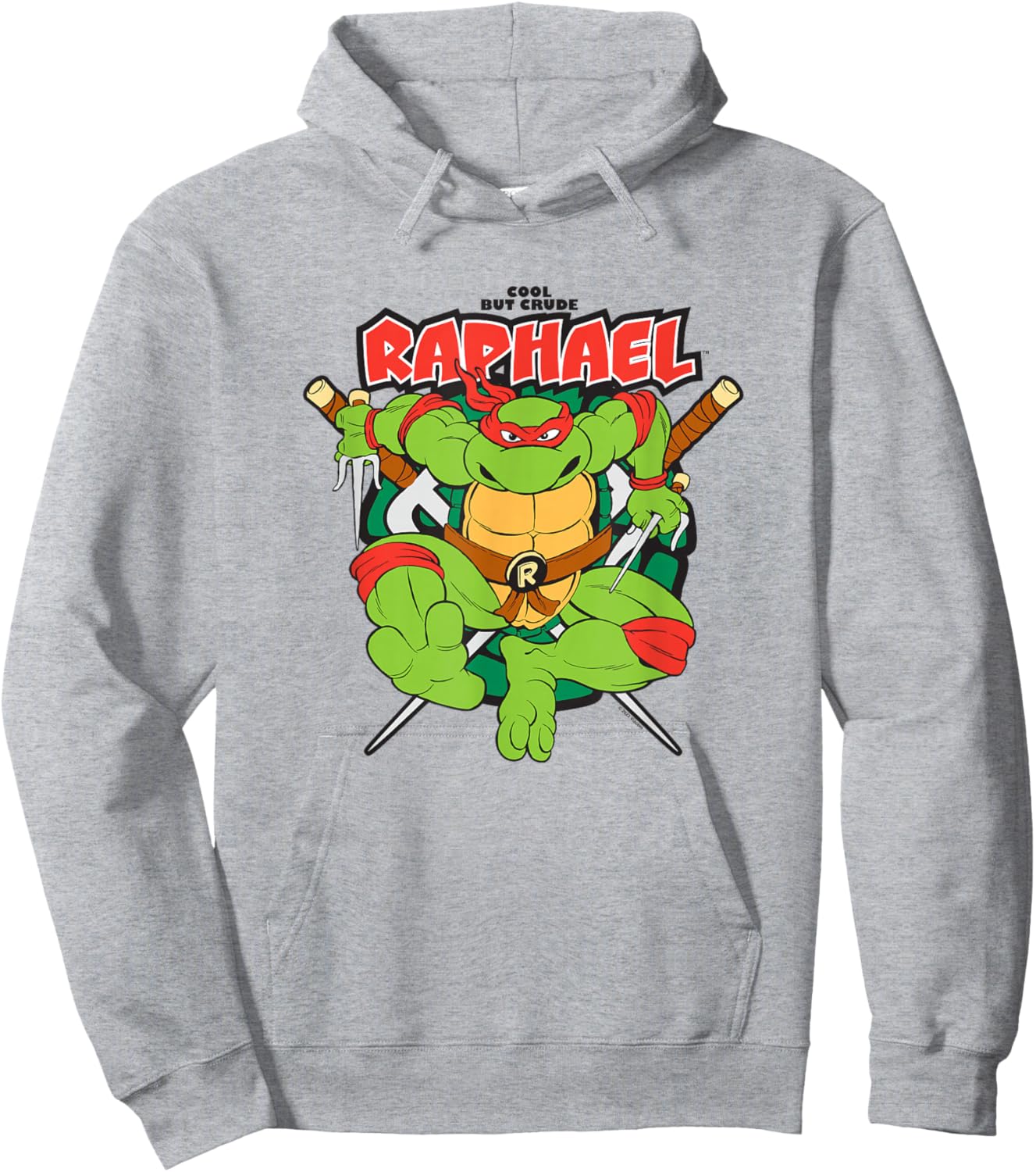 Teenage Mutant Ninja Turtles Cool but Crude Raphael Hoodie - Hoodie | Ash