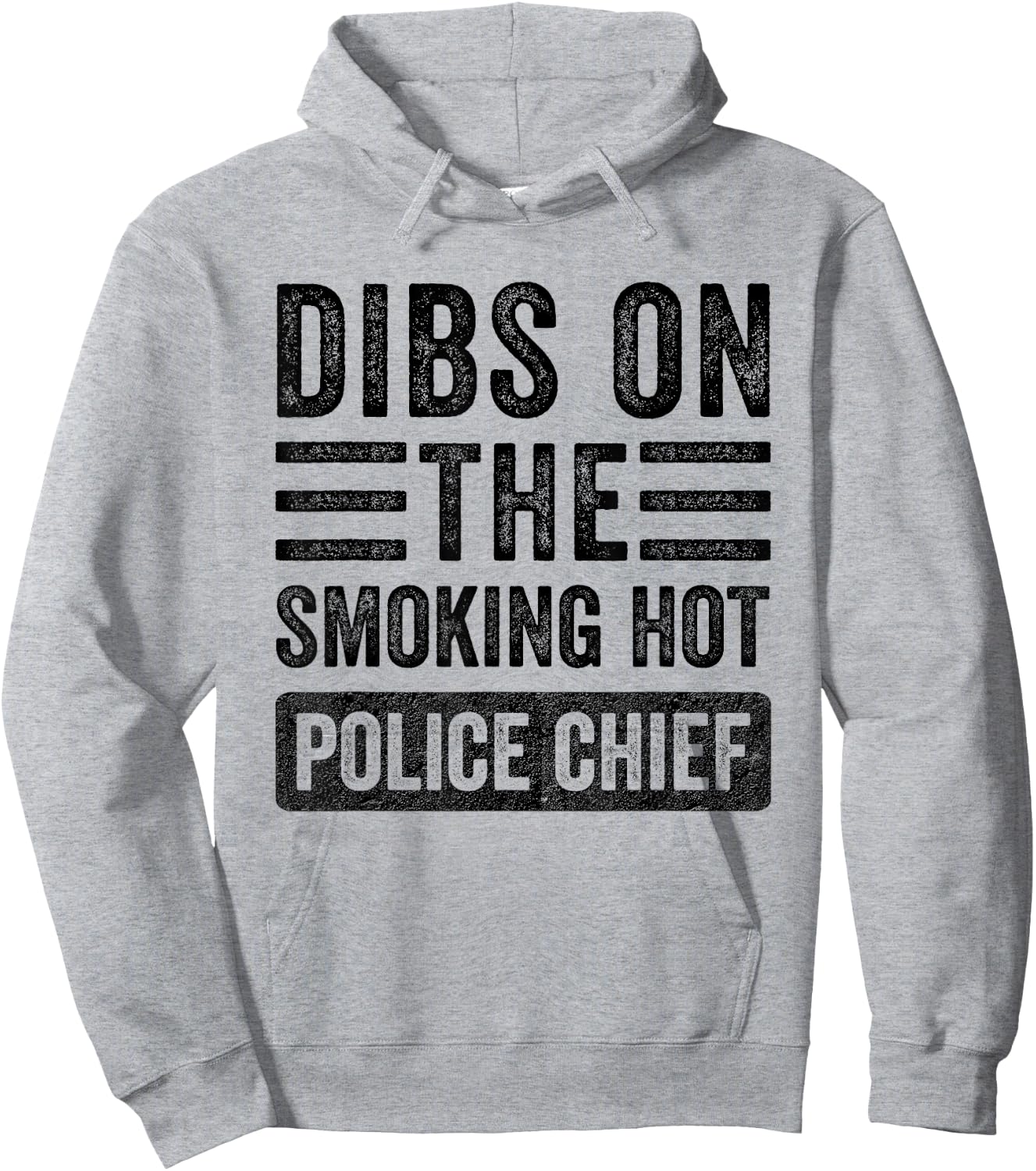 Dibs on The Smoking Hot Police Chief Funny Wife Girlfriend Hoodie - Hoodie | Ash