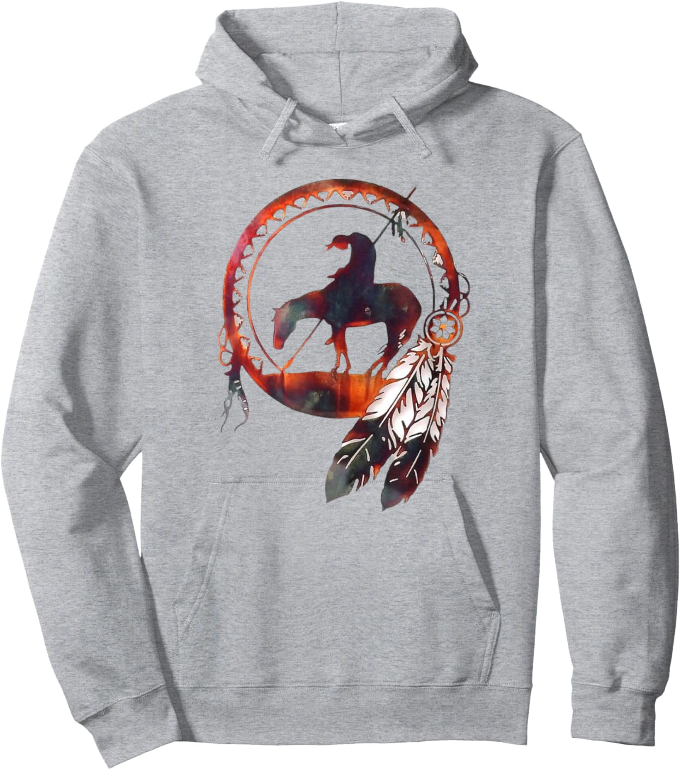 ZuZu Spirit Kids -Adults Blue Small Modern Graphic Hoodie - Hoodie | Ash