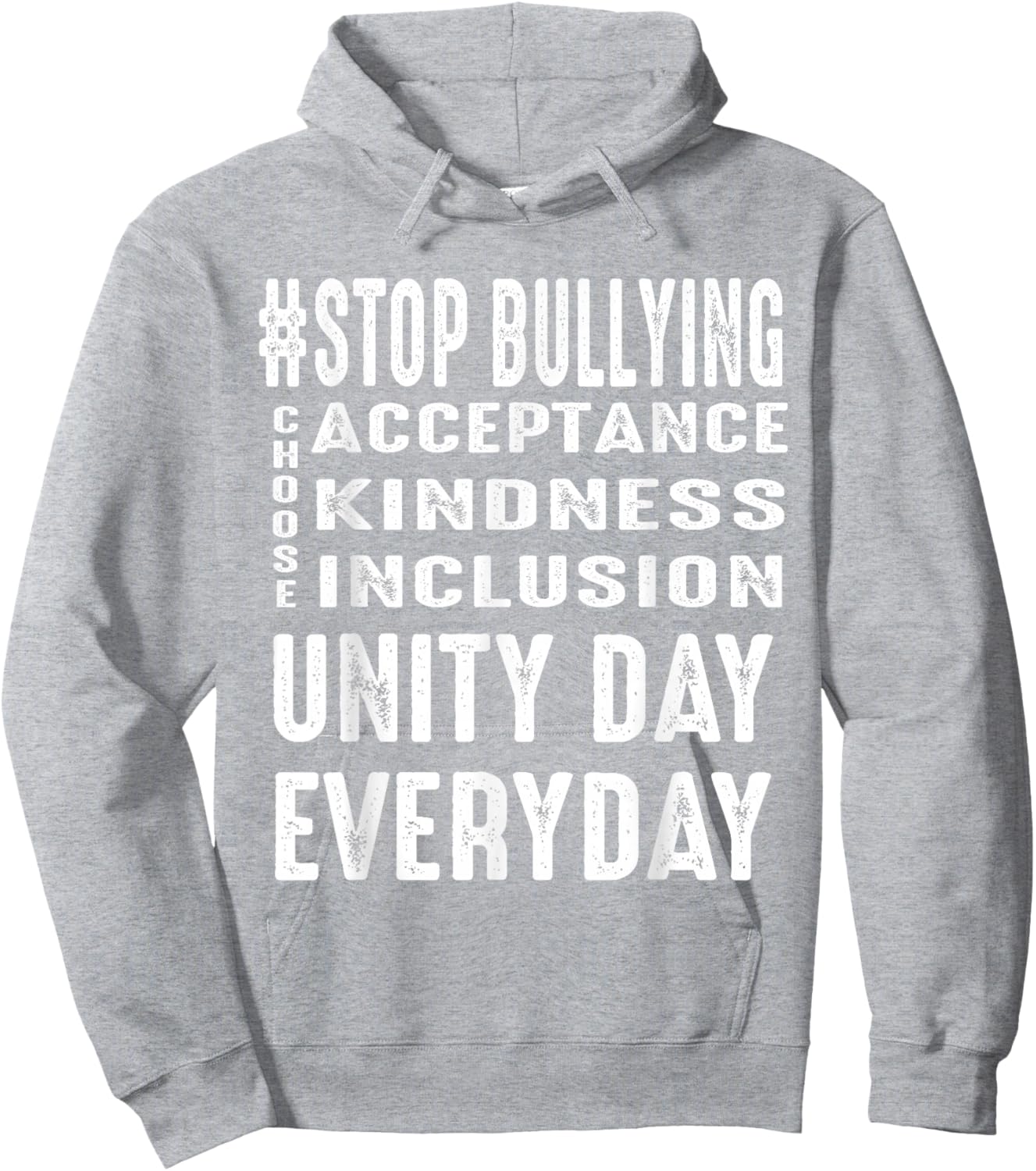 Unity Day Everyday Stop Bullying prevention We Wear Orange Hoodie - Hoodie | Ash