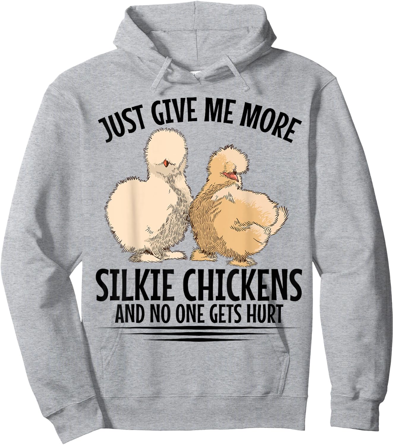 Silkie Chicken Toys Silkie Chicken Food Silkie Owner Hoodie - Hoodie | Ash