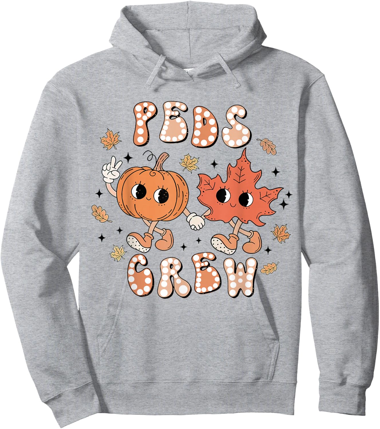 PEDS Crew Fall, Pediatric Fall Nurse, Nurse Medical Hoodie - Hoodie | Ash