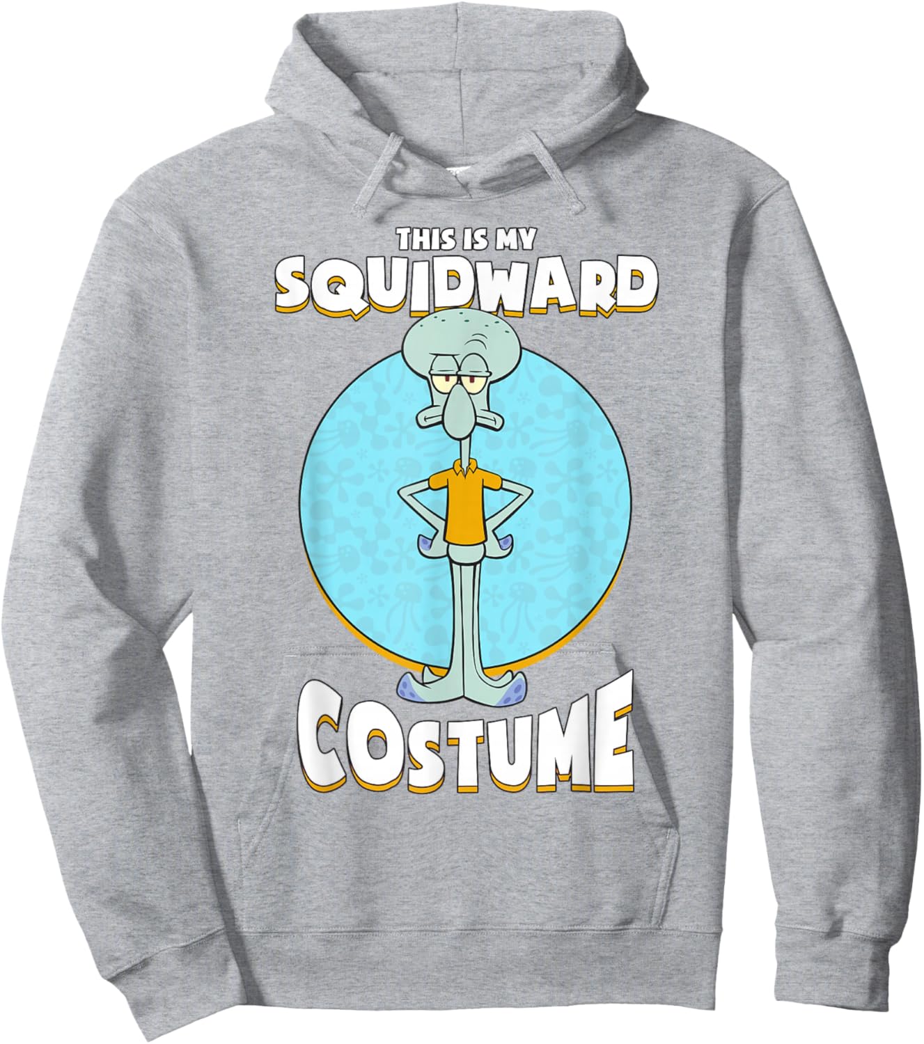 Spongebob Squarepants Halloween This is My Squidward Costume Hoodie - Hoodie | Ash