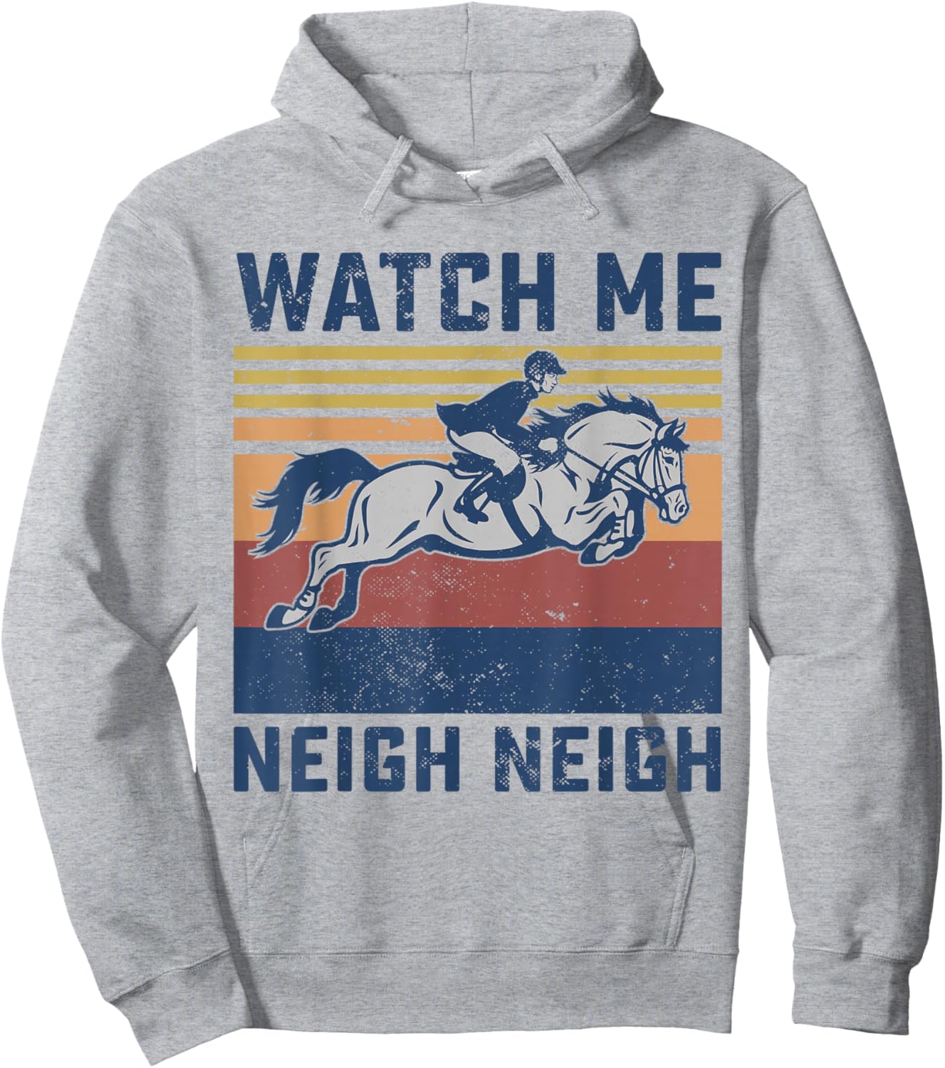 Watch Me Neigh Neigh Horse Racing Race Horse Women Hoodie - Hoodie | Ash