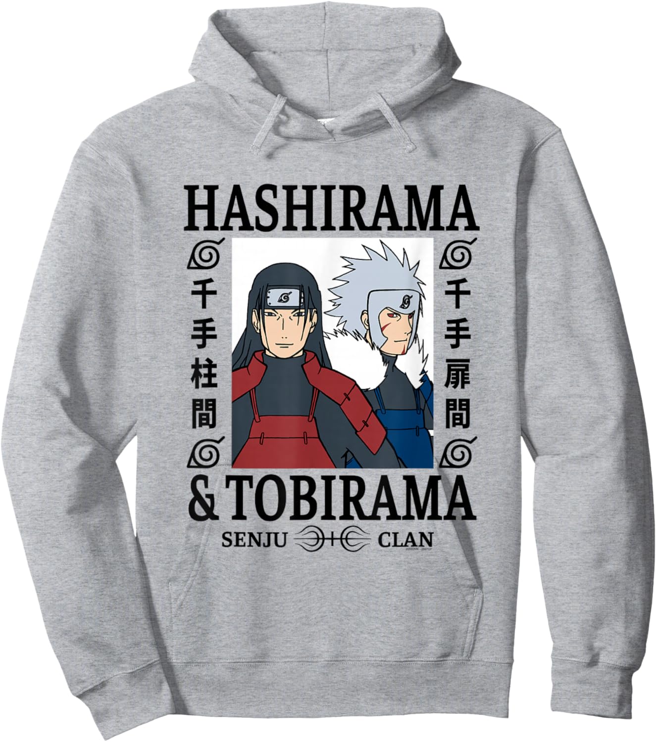 Naruto Shippuden Hashirama & Tobirama Senju Clan Anime Hoodie - Hoodie | Ash