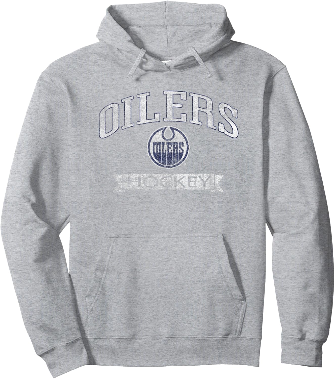 Edmonton Oilers Vintage Hockey Orange Officially Licensed Hoodie - Hoodie | Ash