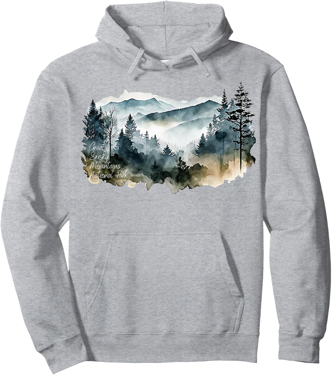 Great Smoky Mountains National Park is National Park Gifts Hoodie - Hoodie | Ash