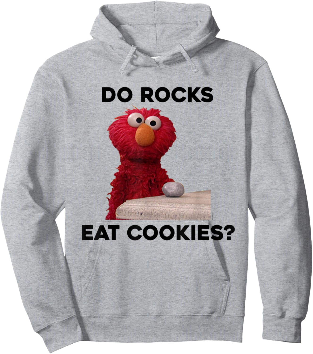 Sesame Street Elmo Do Rocks Eat Cookies? Hoodie - Hoodie | Ash