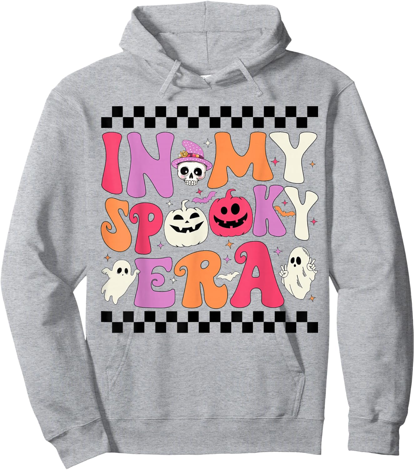In My Spooky Era Halloween Ghost Groovy Hippie Halloween Hoodie - Hoodie | Ash