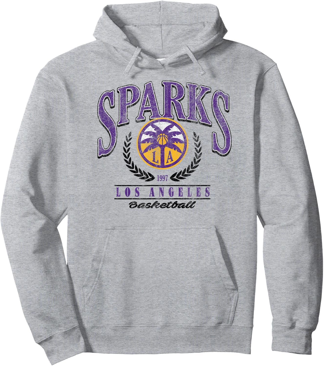 WNBA Los Angeles Sparks Top Class Out of Bounds Hoodie - Hoodie | Ash