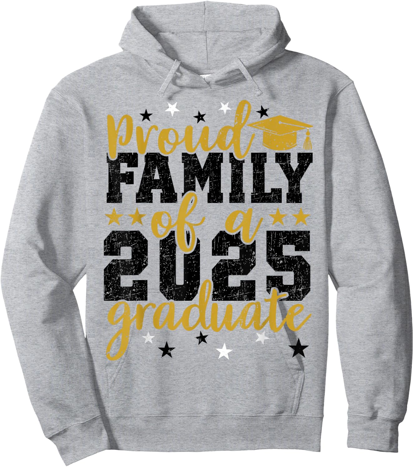 Proud Family of a class of 2025 graduate for graduation Hoodie - Hoodie | Ash