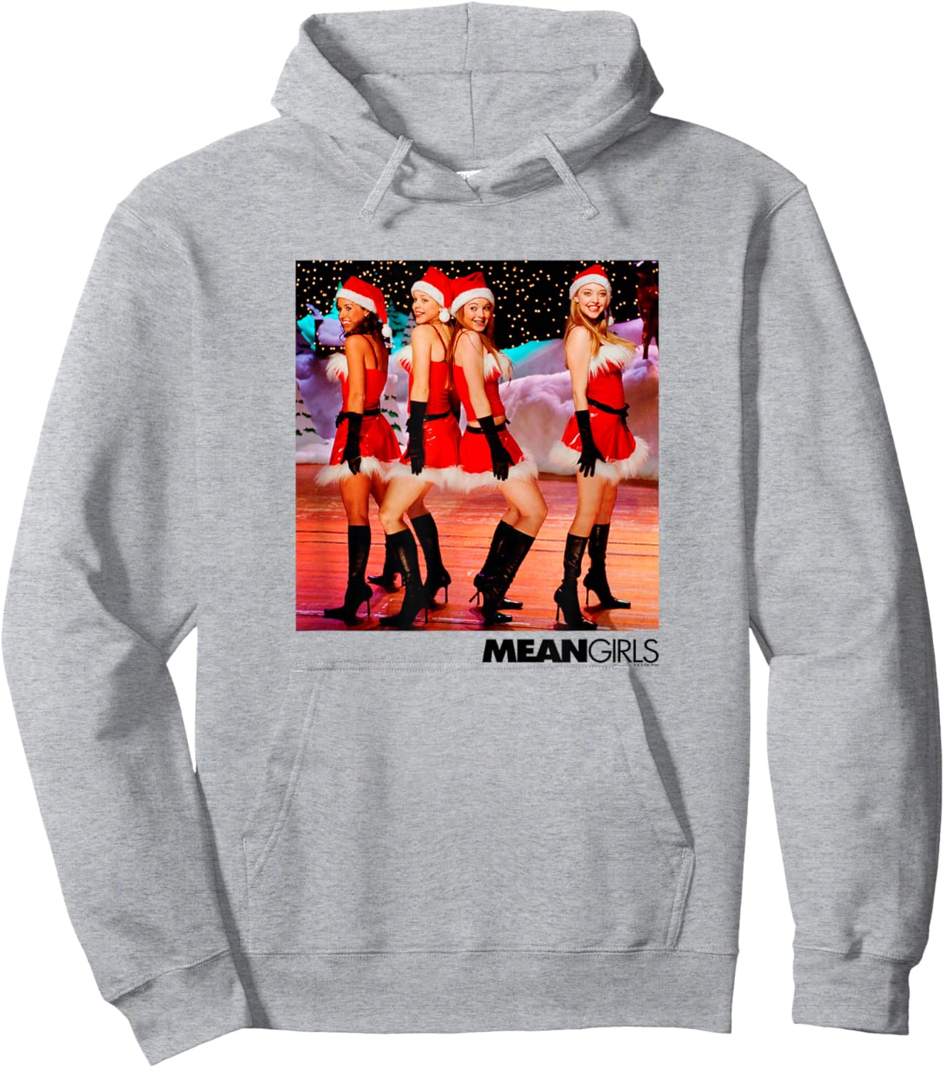 Mean Girls - Regina Gretchen Karen Christmas Santa Dance Hoodie - Hoodie | Ash