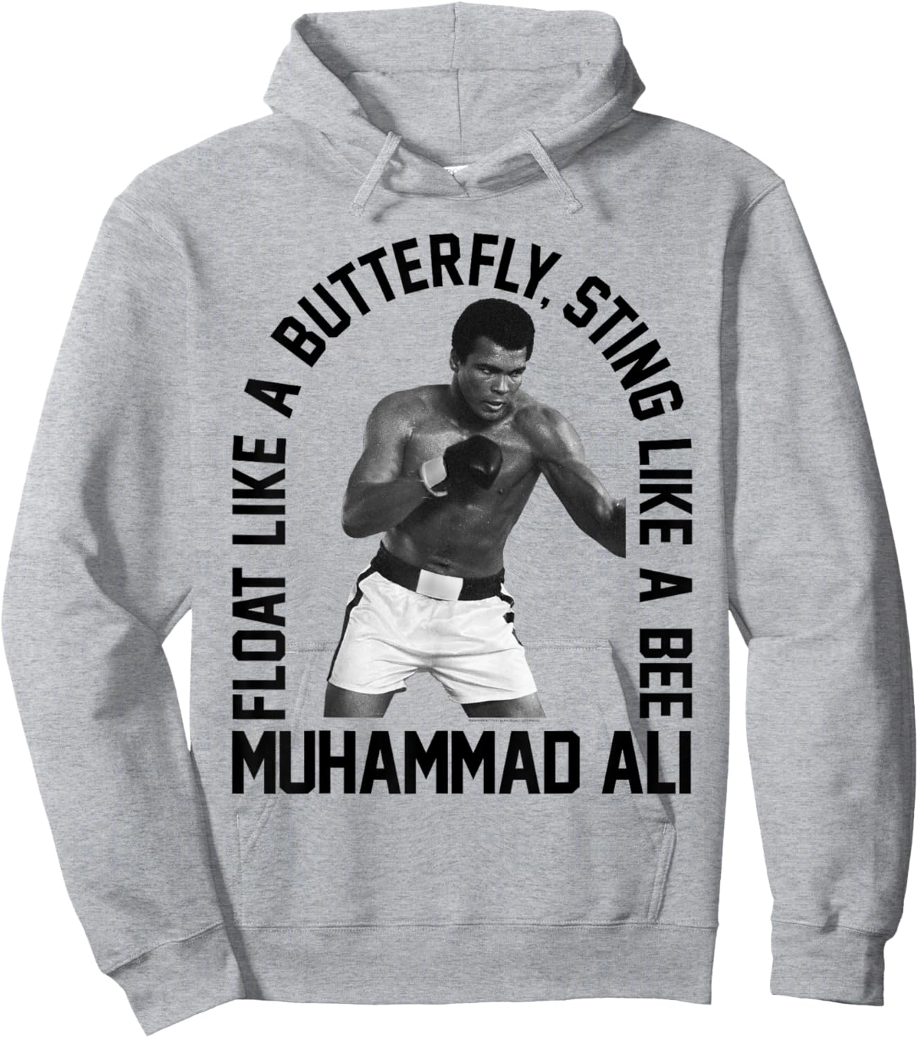 Muhammad Ali - Butterfly Sting Hoodie - Hoodie | Ash