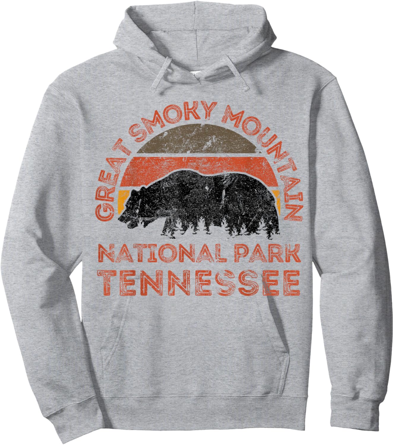 Great Smoky Mountains National Park Hoodie - Hoodie | Ash