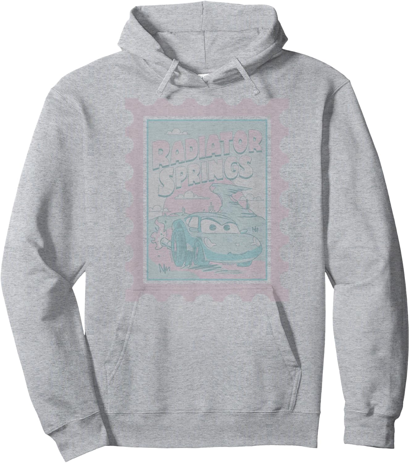 Disney - Cars - Sally Radiator Springs Stamp Country Ride Hoodie - Hoodie | Ash