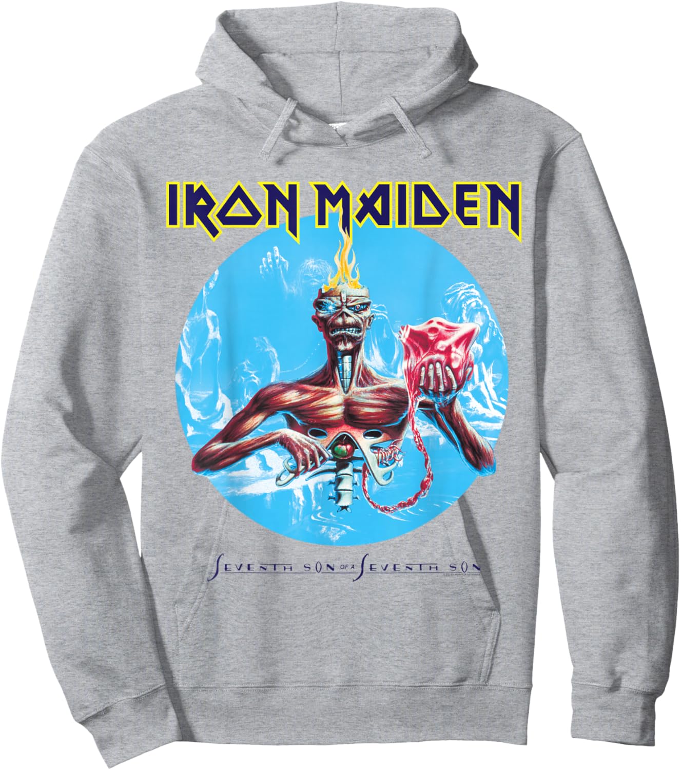 Iron Maiden - Legacy Collection 7th Son Hoodie - Hoodie | Ash