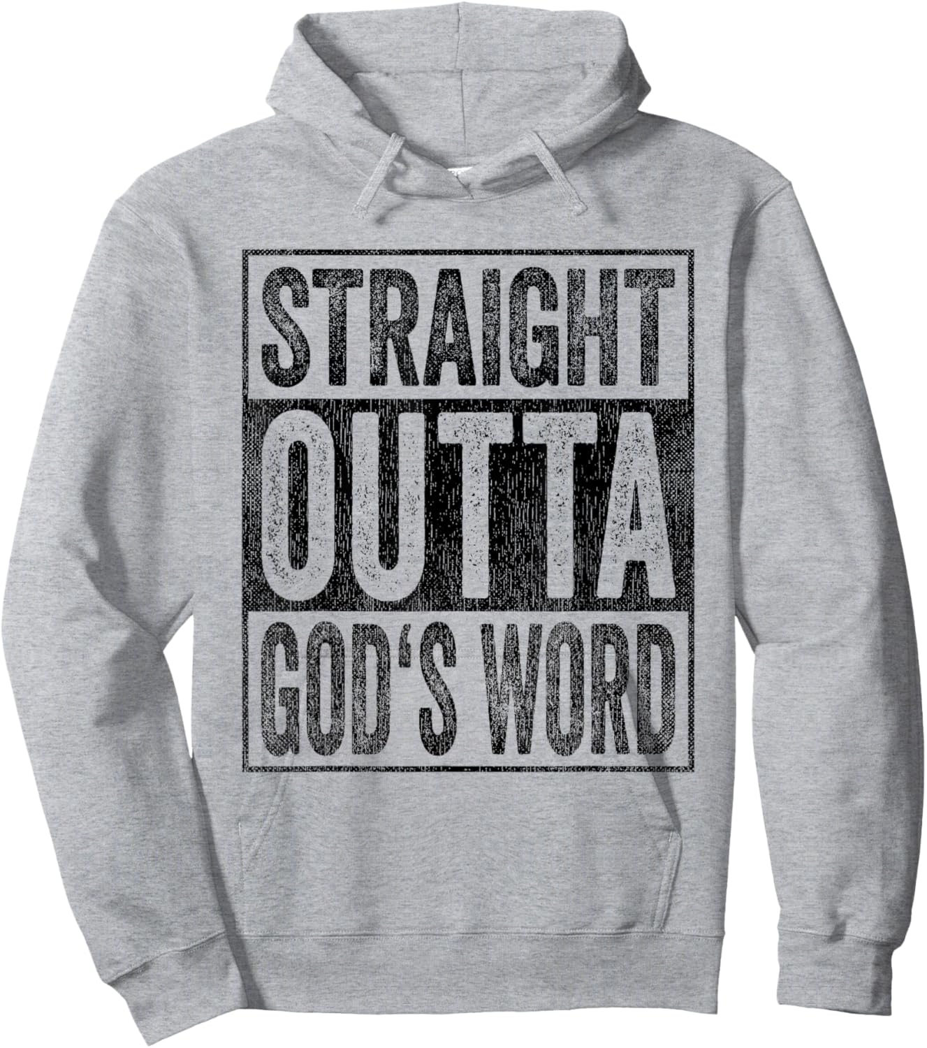 Straight Outta God's Word Hoodie - Hoodie | Ash