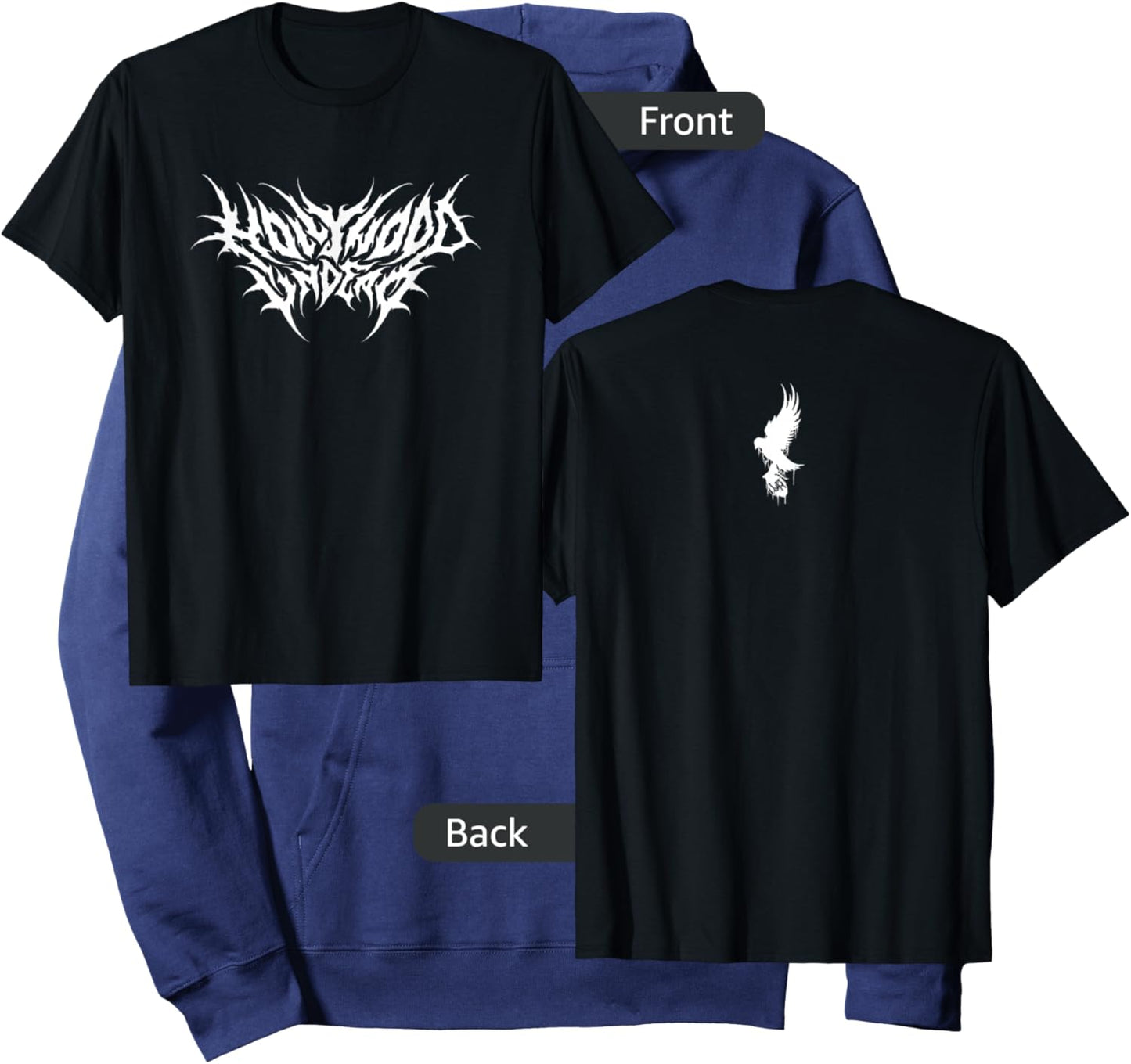Hollywood Undead - Official Merchandise - Death Metal Dove Hoodie - Hoodie | Navy
